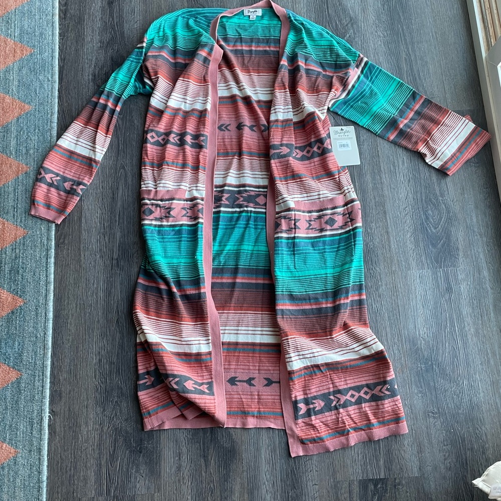 NWT Wrangler Western Duster Cardigan - Picture 5 of 10